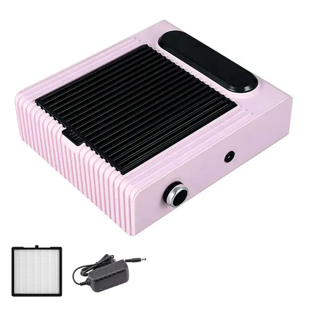 Aspirateur ongle professionnel 80W avec filtre et vitesse réglable – Image 4