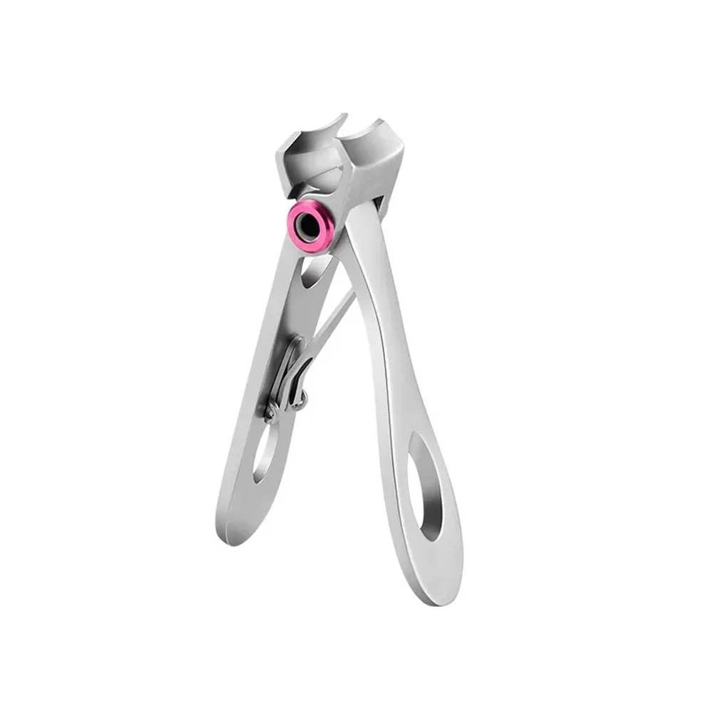 Coupe ongles ouverture large argent en acier inoxydable – Image 4